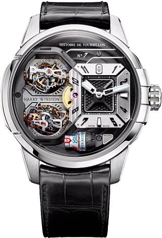 Review Harry Winston Haute Horology Histoire de Tourbillon 7 HCOMDT51WW001 watch review - Click Image to Close